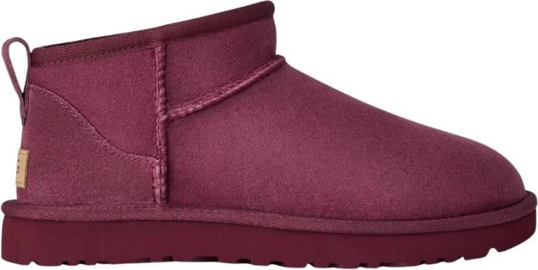 Ugg Classic Ultra Mini-laars voor dames in Burnt Magenta​
