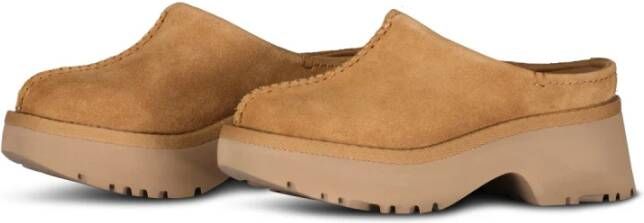 Ugg Dames W New Heights Clog Beige Dames