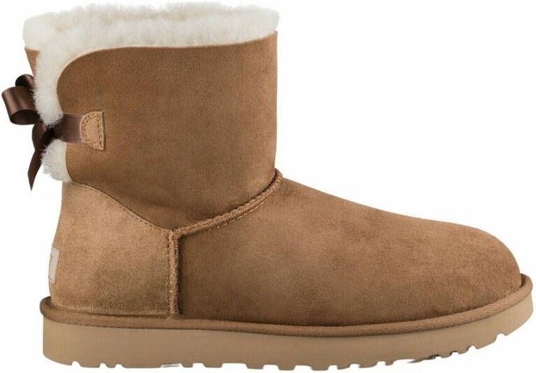 Ugg Dameslaarzen van omgekeerd schapenleer en suède voor herfst winter Black Dames - Foto 7