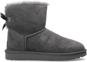 Ugg W Mini Bailey Bow II suede snow boots Grijs Dames