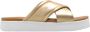 Ugg Zayne Crossband slippers goud 1143410-Gldm Yellow Dames - Thumbnail 1