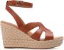 UGG Sandalen Dames W Careena Maat: 41 Materiaal: Leer Kleur: Cognac - Thumbnail 2