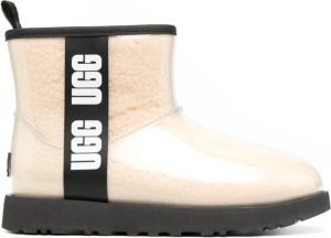 Ugg Transparante Mini Beige Enkellaarzen Beige Dames