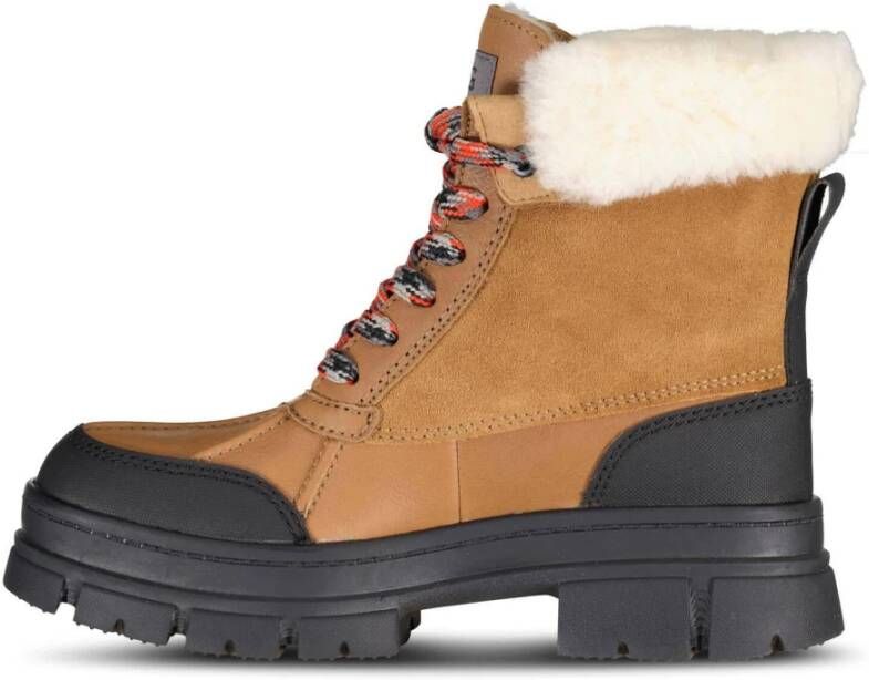 Ugg Stijlvolle waterdichte veterschoenen Brown Dames