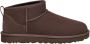 UGG Vachtlaarzen Dames W Classic Ultra Mini Maat: 39 Materiaal: Suède Kleur: Bruin - Thumbnail 1