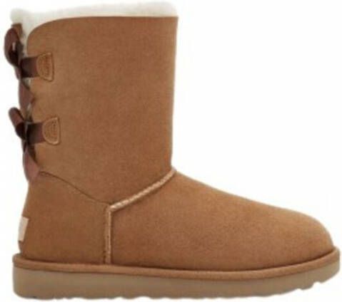 Ugg Short Bailey Bow II laarzen voor Grote Kinderen in Brown Shearling