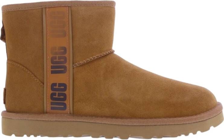 Ugg Klassieke Logo II Kastanjebruine Suède Laars Brown Dames - Foto 2