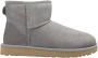 UGG Vachtlaarzen Dames W Classic Mini Ii Maat: 43 Materiaal: Suède Kleur: Grijs - Thumbnail 1