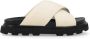 Ugg Witte leren Crossband sandaal White Dames - Thumbnail 1