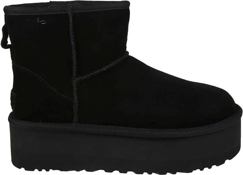 Ugg Zwart Classic Mini Platform Zwart Dames