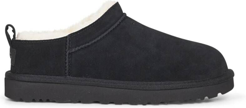 UGG Zwarte Instap Sandalen Waterafstotend Suède