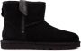 UGG Vachtlaarzen Dames Classic Mini Bailey Zip Maat: 36 Materiaal: Leer Kleur: Zwart - Thumbnail 1
