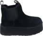 UGG Chelsea Boots Dames W Neumel Platform Chelsea Maat: 43 Materiaal: Suède Kleur: Zwart - Thumbnail 1