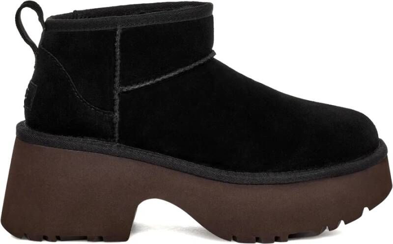 Ugg Zwarte Suède Laarzen met plush™ Voering Black Dames