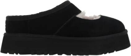 Ugg Zwarte Suède Mary-Jane Platte Schoenen Black Dames