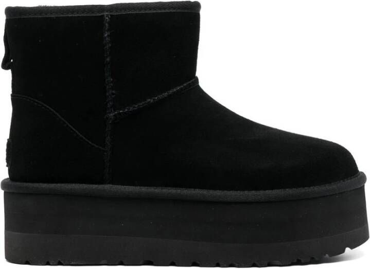 UGG Zwarte Suède Platform Laars