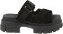 Ugg Zwarte Suède Slide Sandaal Black Dames - Thumbnail 9