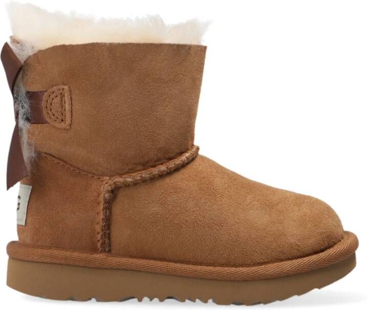 Ugg Dameslaarzen van omgekeerd schapenleer en suède voor herfst winter Beige Dames