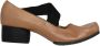 UMA Wang Leren Ballerina Schoenen met Middelhoge Hak - Thumbnail 1