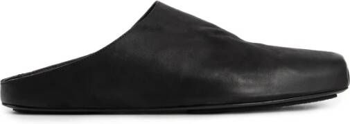 UMA Wang Zwarte Nubuck Leren Balletschoen Black Heren - Foto 2