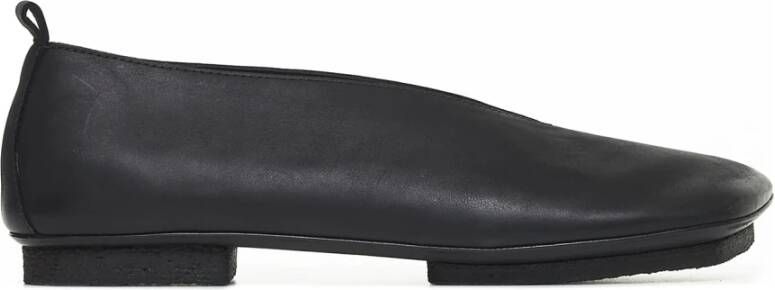 UMA Wang Zwarte platte schoenen Elegant stijl