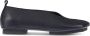 UMA Wang Zwarte Stone Ballet Platte Schoenen - Thumbnail 1