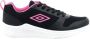 Umbro Um Owen Lace Lage Sneakers Black Dames - Thumbnail 2