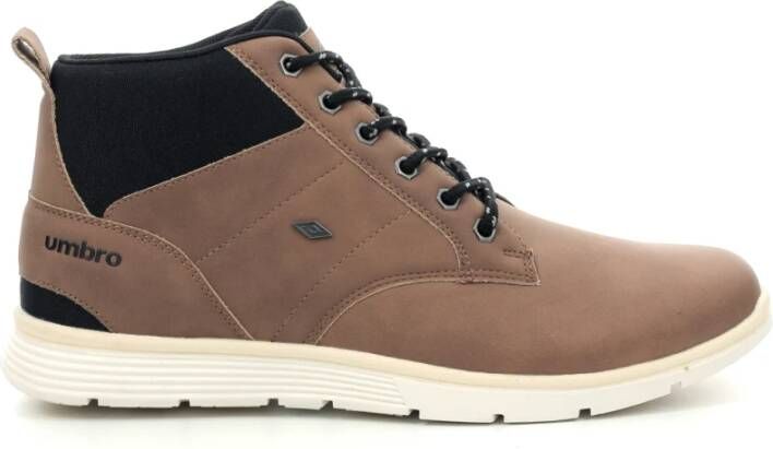 Umbro Hoge Top Sneakers Um Nelda Net Brown Heren