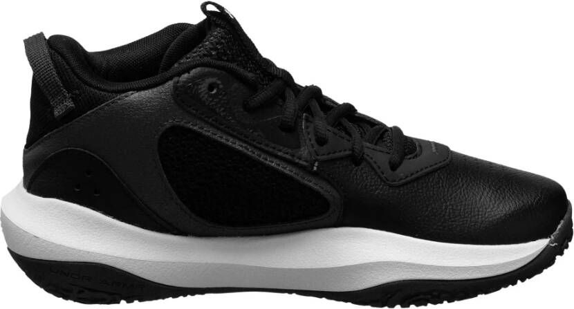 Under Armour Basketbalschoenen Grade School Lockdown 6 Zwart Jet Grijs Wit 38.5
