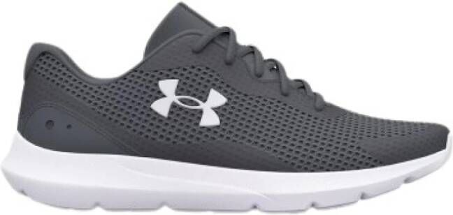 Under Armour Lichtgewicht Ademende Mesh Sneakers Gray Black Heren