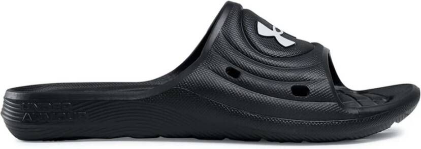 Under Armour Herenslippers Locker IV Zwart Zwart Wit 47.5