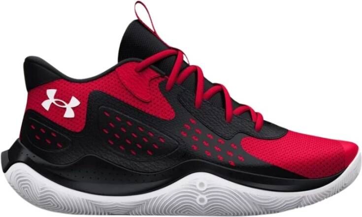 Under Armour Unisex basketbalschoenen Jet '23 Rood Zwart Wit 49.5