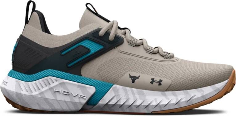 Under Armour Herentrainingsschoenen Project Rock 5 Grijs Matter Zwart Blauw Surf 40.5