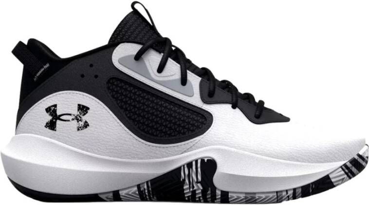 Under Armour Basketbalschoenen Grade School Lockdown 6 Wit Zwart Zwart 37.5