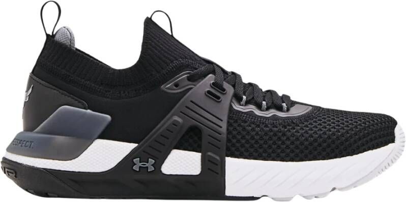 Under Armour Herentrainingsschoenen Project Rock 4 Zwart Wit Pitch Grijs 44.5
