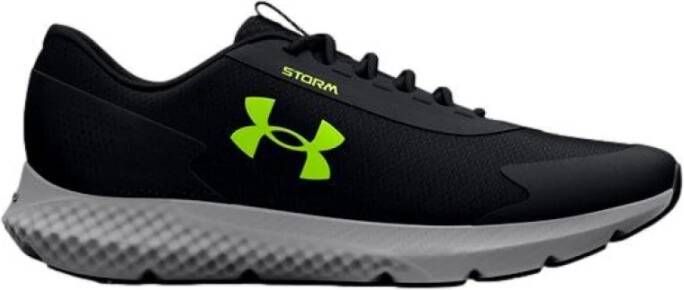 Under Armour Herenhardloopschoenen Charged Rogue 3 Storm Zwart Jet Grijs Lime Surge 42.5