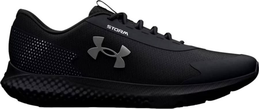 Under Armour Herenhardloopschoenen Charged Rogue 3 Storm Zwart Zwart Metalen Zilver 45.5