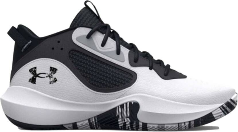 Under Armour Basketbalschoenen Grade School Lockdown 6 Wit Zwart Zwart 37.5
