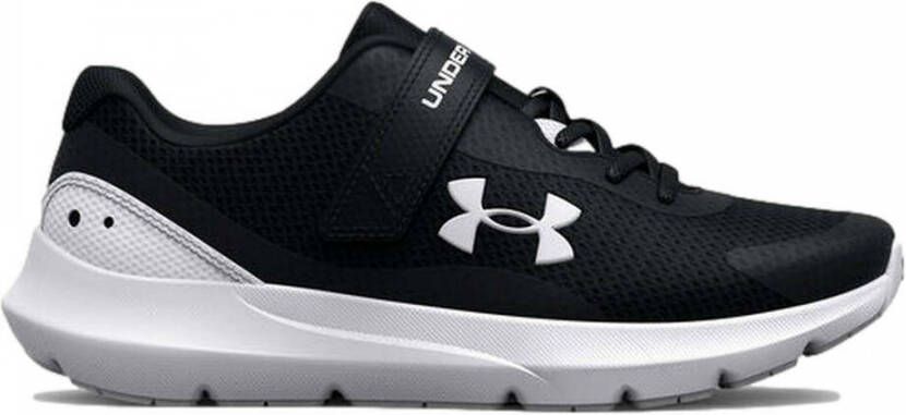 Under Armour Jongenshardloopschoenen Pre-School Surge 3 AC Zwart Wit Wit 29.5
