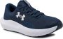 Under Armour Sneakers Samenstelling voor Mannen en Vrouwen Sneakers Samenstelling: Unisex Sportschoenen Blue Black White Heren - Thumbnail 16