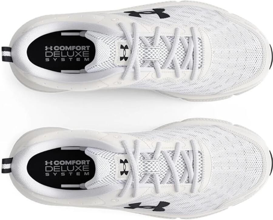 Under Armour Charged Assert 10 Hardloopschoenen Trainers Heren 3026175 104 wit - Foto 3