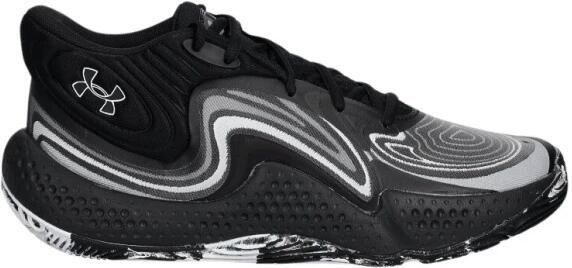 Under Armour Spawn 6 Mid Basketbalschoenen Zwart Man Vrouw