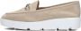 UNISA Loafers Dames Famo Maat: 38 Materiaal: Suède Kleur: Beige - Thumbnail 3
