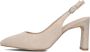 UNISA Slingbacks Dames Winna Maat: 36 Materiaal: Suède Kleur: Beige - Thumbnail 2