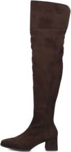 Unisa Bruine Overknee Laarzen Lavid Stijl