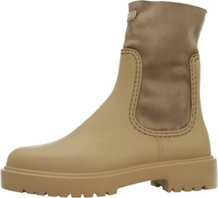 Unisa Chelsea Boots Beige Dames