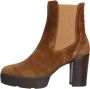 UNISA Enkellaarsjes Dames Kubel Maat: 42 Materiaal: Suède Kleur: Cognac - Thumbnail 3