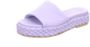 Unisa Leren Platte Sandaal Purple Dames - Thumbnail 1