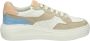 Unisa FUSTA_MULTI Dames Sneakers WHITE ECRU - Thumbnail 2