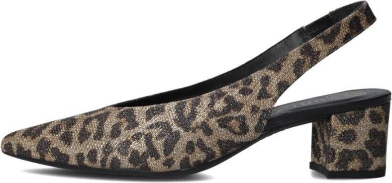 Unisa Elegante Jensen Slingback Schoenen Brown Dames